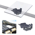 Charger l'image dans la galerie, "Starlink Mini Roof Rack Mount securely installed on vehicle roof rack, providing stable and durable support for Starlink Mini satellite dish in various outdoor conditions.