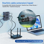 Charger l'image dans la galerie, Starlink Ethernet Adapter For Starlink Mini & V3 & Enterprise