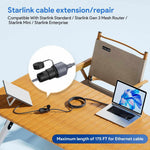 Charger l'image dans la galerie, Starlink Ethernet Adapter For Starlink Mini & V3 & Enterprise