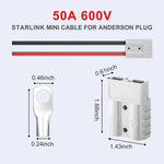 Charger l'image dans la galerie, Starlink Mini Power Cable 50A Waterproof for RV Solar