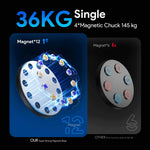 Load image into Gallery viewer, Starlink Mini Magnetic Roof Mount – 110lb Quick-Release Dual Mount Bracket
