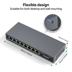 Charger l'image dans la galerie, Ethernet Switch –8- Port 2.5G Multi-Gig, Ultra-Fast Silent Plug-and-Play