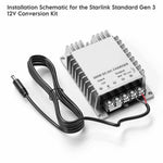 Charger l'image dans la galerie, Starlink Gen 3 DC-DC Booster Converter | 280W 12V–32V to 56V Power Supply