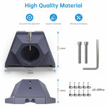 Charger l'image dans la galerie, Starlink Standard Pipe Adapter with high quality material, accurate hole alignment, superior durability, and effortless installation; includes mounting hardware and dimensions for precise fit