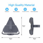 Charger l'image dans la galerie, Starlink Mini Roof Rack Mount dimensions and features, showing 153mm width, 151mm height, and 80mm depth, made from high-quality waterproof material with precise hole positioning for easy installation