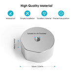 Load image into Gallery viewer, High quality aluminum Starlink Mini Tripod Mount Adapter with precise hole position, waterproof design, and detailed size specifications