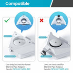 Charger l'image dans la galerie, Starlink Mini Tripod Mount Adapter compatibility chart showing fit for 2025 Starlink Pipe Adapter model SPX-04176000-501 and not for 2024 version