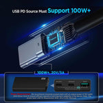 Load image into Gallery viewer, Starlink Mini 3-in-1 DC Power Cable 100W+ USB C 12-24V Plug and Play