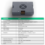 Charger l'image dans la galerie, Gigabit PoE Injector specifications: Gigabit 10/100/1000M, DC 9–36V input, 52V±3% 6A (320W) PoE output, dual USB (12V/5V), ESD/surge and reverse polarity protection, smart fan