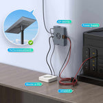 Charger l'image dans la galerie, Gigabit PoE Injector connected to Starlink Performance Gen3, router, and power supply, enabling stable high-speed network for home or office.