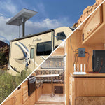 Charger l'image dans la galerie, Gigabit PoE Injector powering Starlink satellite internet in RV camping setup, delivering reliable connectivity for outdoor work and travel.