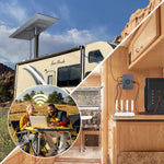 Charger l'image dans la galerie, Gigabit PoE Injector powering Starlink satellite internet in RV camping setup, delivering reliable connectivity for outdoor work and travel.