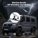 Charger l'image dans la galerie, Adjustable Mount for Starlink Mini | Aluminum Dual Clamp RV Bracket