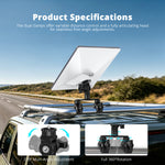 Load image into Gallery viewer, Adjustable Dual-Clamp Mount for Starlink Mini & Mini X