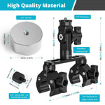 Charger l'image dans la galerie, Adjustable Mount for Starlink Mini | Aluminum Dual Clamp RV Bracket