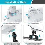 Charger l'image dans la galerie, Adjustable Mount for Starlink Mini | Aluminum Dual Clamp RV Bracket