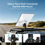 Charger l'image dans la galerie, Starlink Mini Pipe Mount Adapter – Aluminum Pole & Tripod Bracket