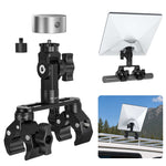 Charger l'image dans la galerie, Adjustable Mount for Starlink Mini | Aluminum Dual Clamp RV Bracket