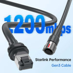 Charger l'image dans la galerie, Starlink Performance Gen3 Waterproof Extension Cable – High-Speed Cat6, Outdoor-R