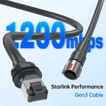 Charger l'image dans la galerie, Starlink Performance Gen3 Waterproof Extension Cable – High-Speed Cat6, Outdoor-R