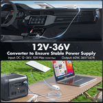 Charger l'image dans la galerie, 120W Waterproof Car Power Adapter for Starlink Mini | Waterproof DC Converter