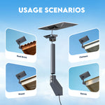 Load image into Gallery viewer, 360° Adjustable Aluminum Wall Mount for Starlink V5, Mini & Mini X | Heavy-Duty Outdoor Bracket with 4" Clearance & Complete Hardware Kit