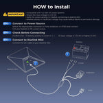 Charger l'image dans la galerie, Starlink Mini DC Power Cable – 3-in-1 Anderson XT60 Cable
