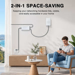 Charger l'image dans la galerie, Starlink V5 Router Wall Mount – 2-in-1 UTR-251 Bracket
