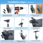 Charger l'image dans la galerie, Starlink V5 Wall Mount – Heavy-Duty Aluminum Outdoor Bracket