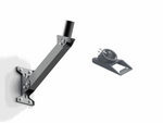 Charger l'image dans la galerie, Double-Pivot Roof & Wall Mount for Starlink V5 | Adjustable Outdoor Bracket with Pipe Adapter & Cable Routing