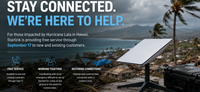 Starlink Hawaii Hurricane Relief Provides Free Connectivity After Hurricane Lala