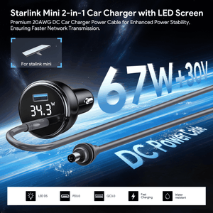 starlink mini dc power cable