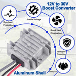 Load image into Gallery viewer, Starlink Mini 12V/24V to 30V 3.5A DC Step-Up Converter | Waterproof Boost Power Cable with Fuse for RV &amp; Vehicle Use