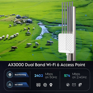 Starlink AX3000 WiFi 6 Outdoor Access Point