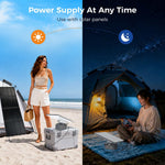 Load image into Gallery viewer, 130Wh Portable Battery Base for Starlink Mini, 65W USB-C PD Power Station with LED Display &amp; Solar Charging