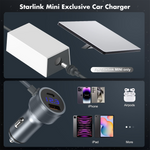 Charger l'image dans la galerie, 120W Waterproof Car Power Adapter for Starlink Mini &amp; Mini X | 12V–36V to 36V DC Converter with LED Voltmeter, USB-C &amp; USB-A Fast Charging