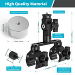 Charger l'image dans la galerie, Adjustable Dual-Clamp Mount for Starlink | Aluminum RV Bracket