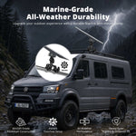 Charger l'image dans la galerie, Adjustable Dual-Clamp Mount for Starlink | Aluminum RV Bracket