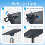 Charger l'image dans la galerie, Starlink V5 Pipe Mount Adapter – Heavy-Duty Outdoor Adapter