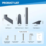 Charger l'image dans la galerie, Starlink V5 Wall Mount – Heavy-Duty Aluminum Outdoor Bracket