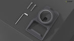 Charger et lire la vidéo dans la visionneuse de la Galerie, Heavy-Duty ABS Pipe Mount for Starlink V5, Weatherproof Adapter with Cable Management